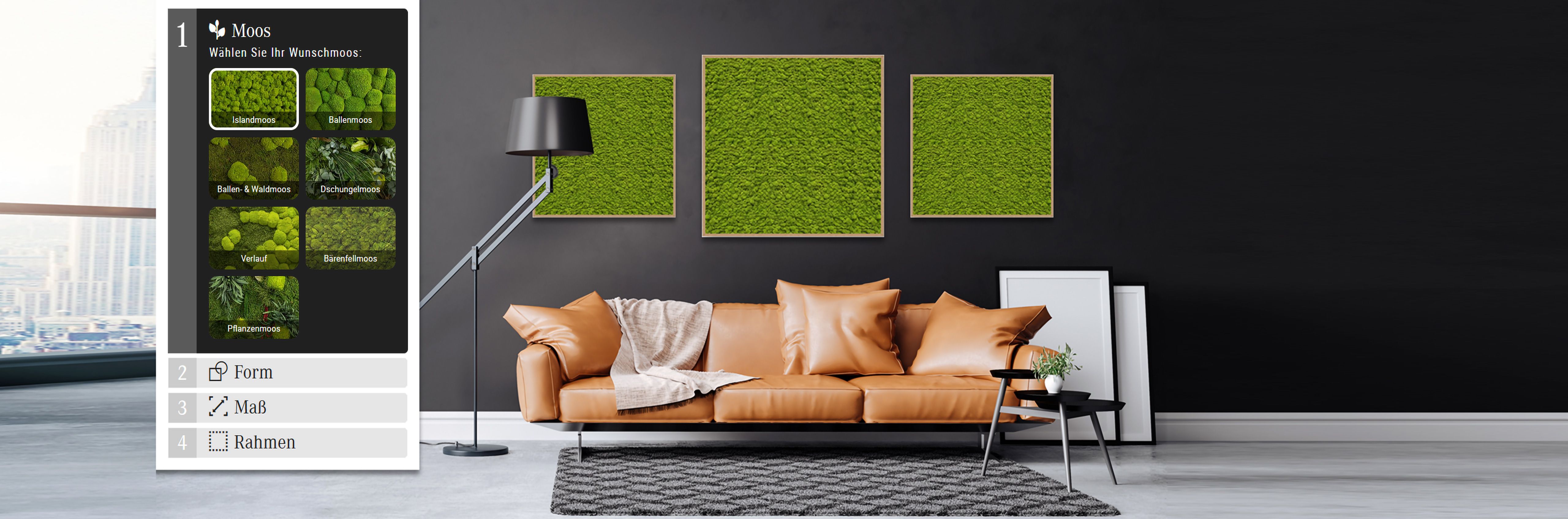 Gibt es die Moosbilder auch in einer anderen Größe?