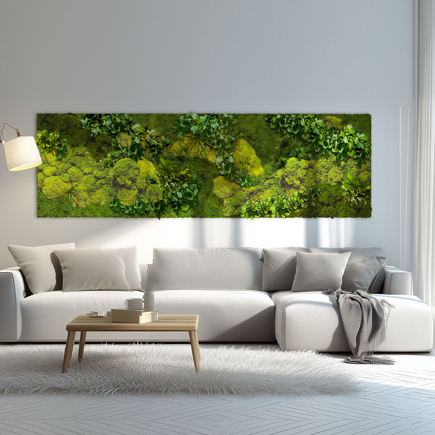 Moosbild "Green Horizon"