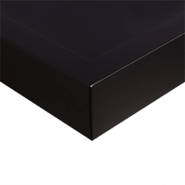 Tischlerrahmen in Schwarz